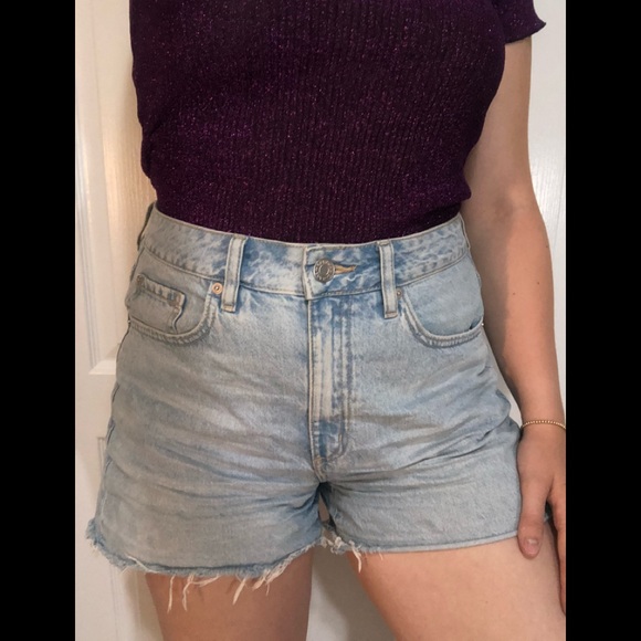 Denim Mom Jean Shorts - Picture 1 of 3